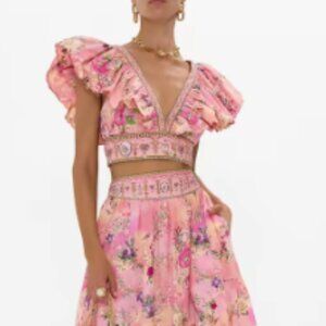 Camilla-dupe pink set (both top and skirt)